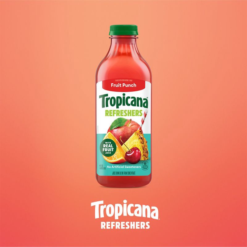 slide 6 of 8, Tropicana Fruit Punch - 46oz, 46 oz