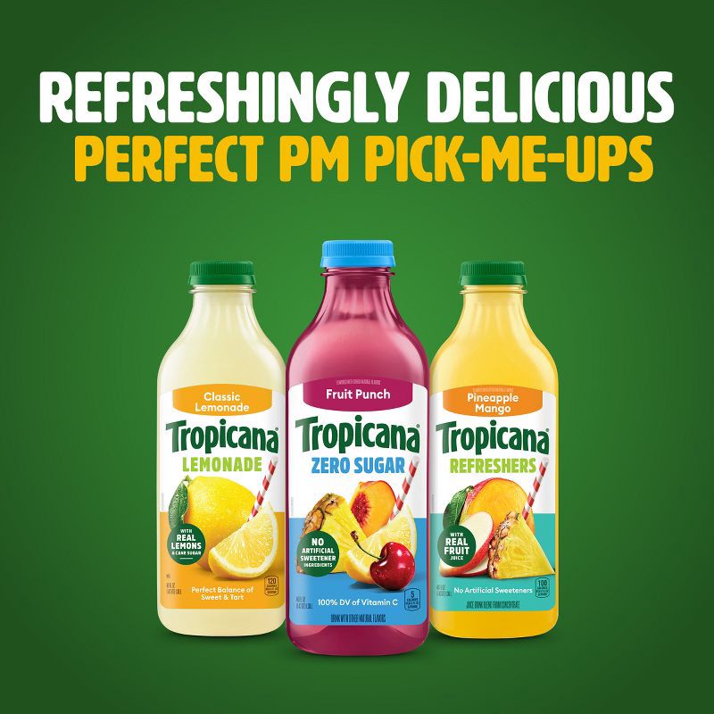 slide 6 of 8, Tropicana Zero Sugar Fruit Punch - 46 fl oz, 46 fl oz