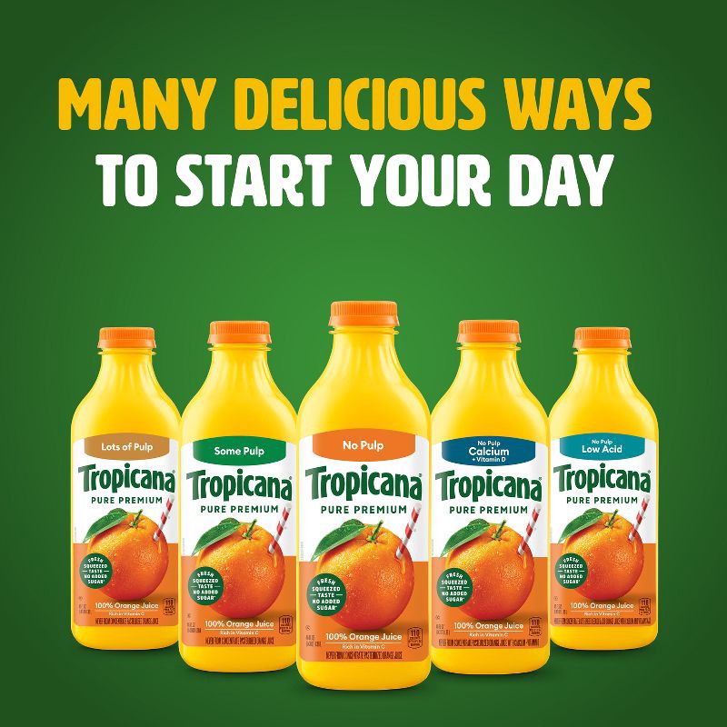 slide 8 of 10, Tropicana Pure Premium Pulp Free Orange Juice - 46 fl oz, 46 fl oz