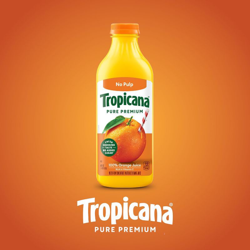slide 9 of 10, Tropicana Pure Premium Pulp Free Orange Juice - 46 fl oz, 46 fl oz