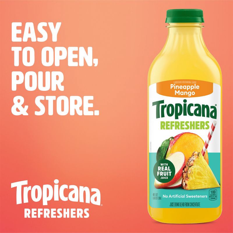 slide 2 of 9, Tropicana Pineapple Mango - 46oz, 46 oz