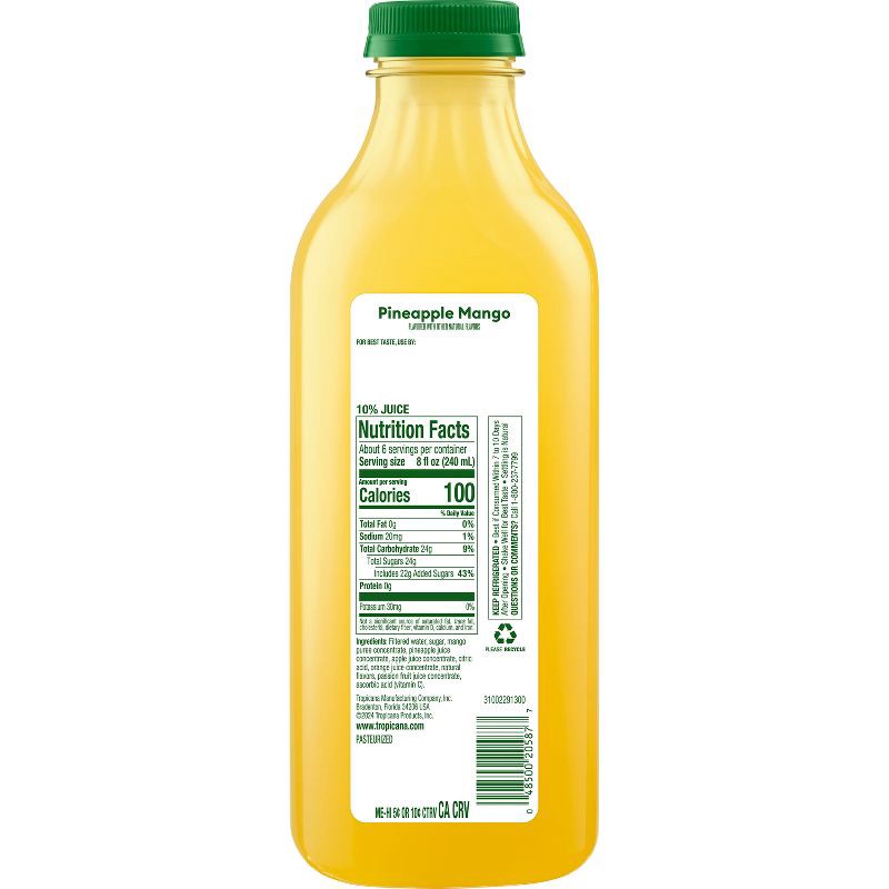 slide 9 of 9, Tropicana Pineapple Mango - 46oz, 46 oz
