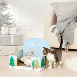 Warm Winter Wishes Cat Scratcher - 15" - Wondershop™