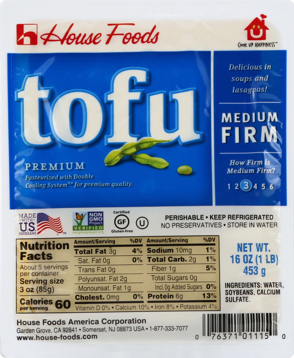 slide 6 of 7, House Foods House Premium Tofu Regular - 16 Oz, 16 oz