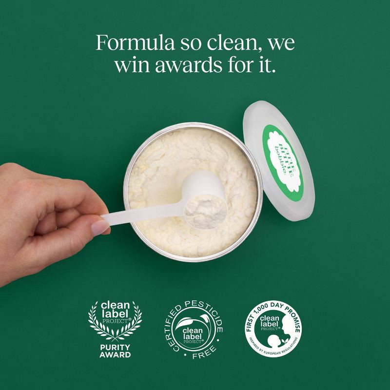 slide 5 of 7, Bobbie Grass Fed Whole Milk Infant Powdered Formula - 14oz, 14 oz