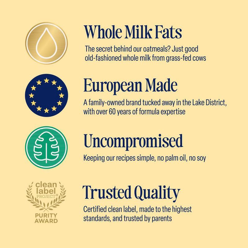 slide 2 of 8, Kendamil Banana Creamy Oatmeal Cereal - 8oz, 8 oz