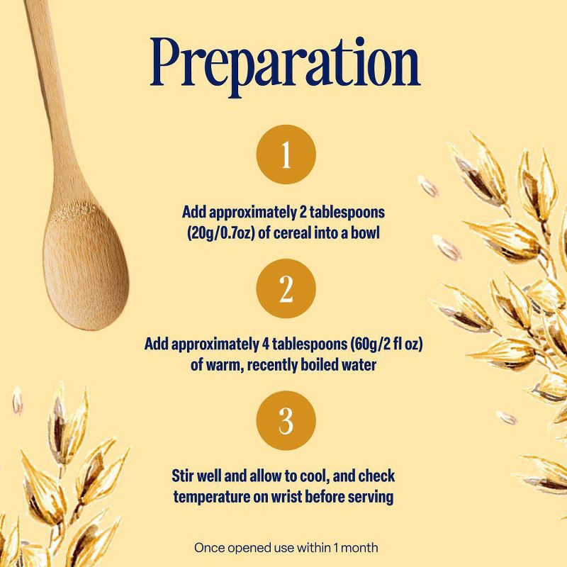 slide 4 of 8, Kendamil Banana Creamy Oatmeal Cereal - 8oz, 8 oz