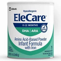 Elecare Formula Powder - 14.1oz: Infant, Amino Acid, Kosher, Halal, Hypoallergenic