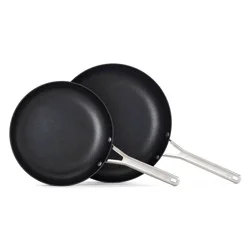 Calphalon 10" and 12" Hard-Anodized Aluminum Nonstick Frying Pan Set