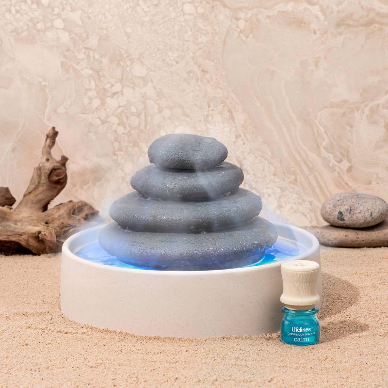 slide 2 of 6, Lifelines Stacking Stones Diffuser, 1 ct