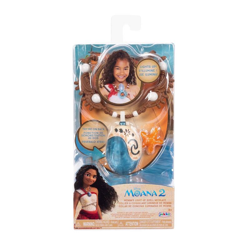 slide 2 of 8, Disney Moana 2 Moana Light-Up Shell Necklace, 1 ct