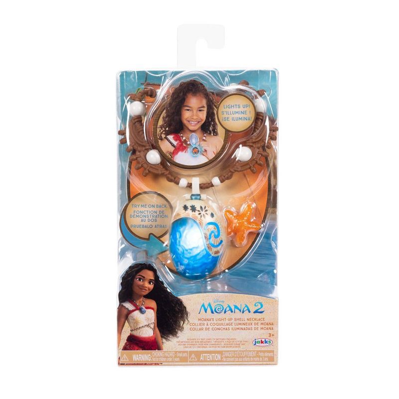 slide 5 of 8, Disney Moana 2 Moana Light-Up Shell Necklace, 1 ct