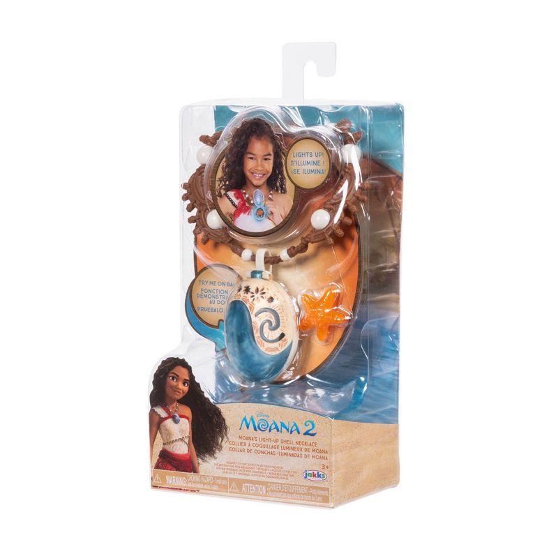 slide 6 of 8, Disney Moana 2 Moana Light-Up Shell Necklace, 1 ct