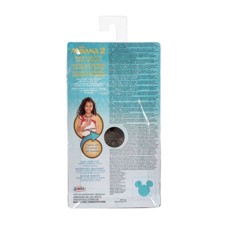 slide 8 of 8, Disney Moana 2 Moana Light-Up Shell Necklace, 1 ct