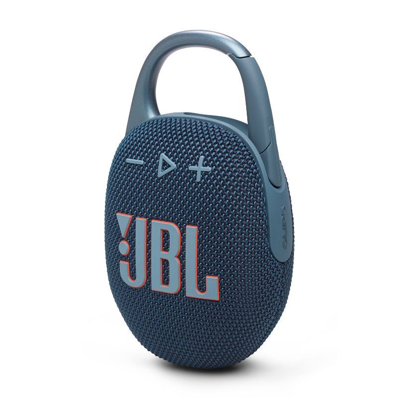 slide 7 of 7, JBL Clip 5 Portable Bluetooth Waterproof Speaker - Blue: USB-C, IP67, 15h Battery Life, 1 ct