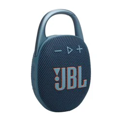 JBL Clip 5 Portable Bluetooth Waterproof Speaker - Blue: USB-C, IP67, 15h Battery Life
