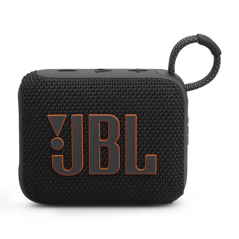 slide 2 of 8, JBL Go4 Portable Bluetooth Waterproof Speaker - Black: USB-C, Outdoor Use, IP67, 9Hr Battery, 1 ct