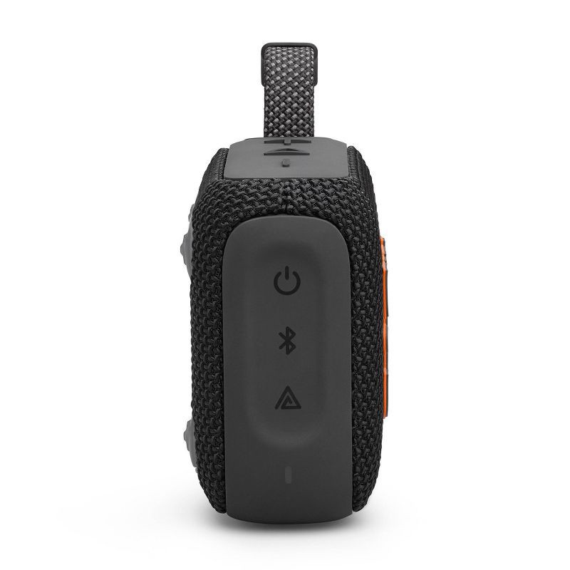slide 4 of 8, JBL Go4 Portable Bluetooth Waterproof Speaker - Black: USB-C, Outdoor Use, IP67, 9Hr Battery, 1 ct