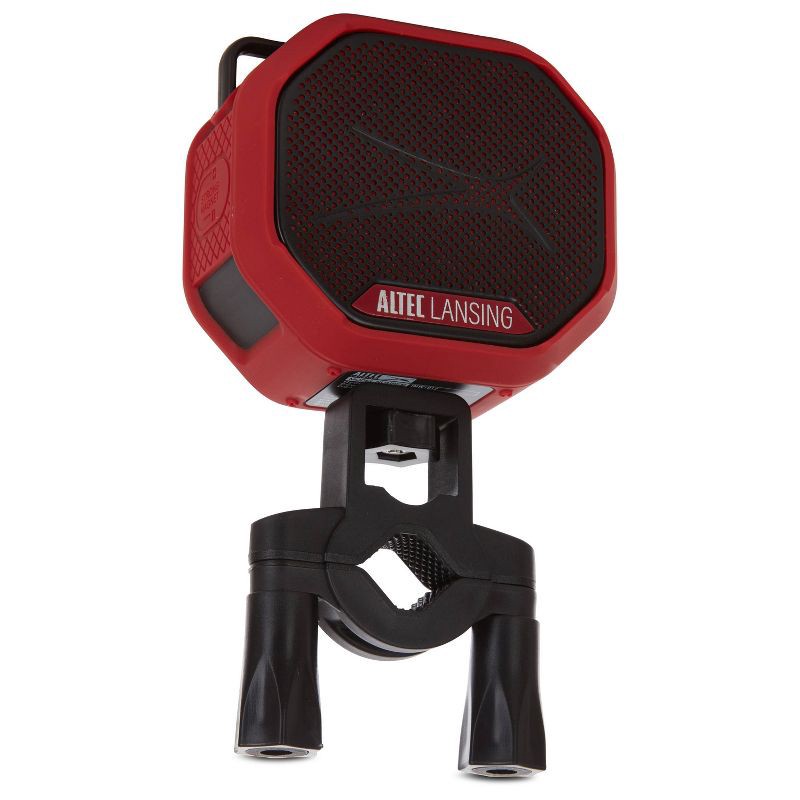 slide 2 of 10, Altec Lansing HydraTrek Bluetooth Waterproof Speaker - Red, 1 ct