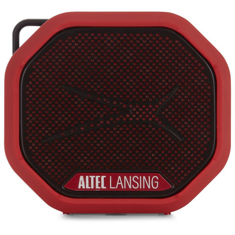 slide 3 of 10, Altec Lansing HydraTrek Bluetooth Waterproof Speaker - Red, 1 ct