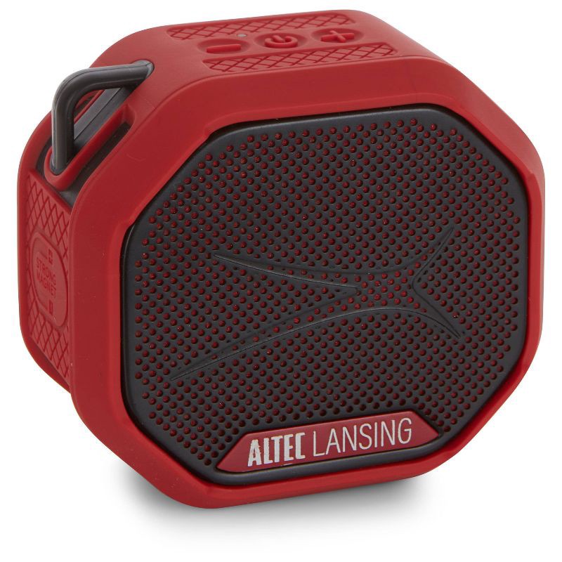 slide 7 of 10, Altec Lansing HydraTrek Bluetooth Waterproof Speaker - Red, 1 ct