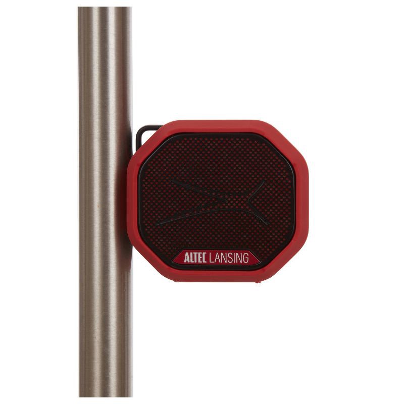 slide 9 of 10, Altec Lansing HydraTrek Bluetooth Waterproof Speaker - Red, 1 ct
