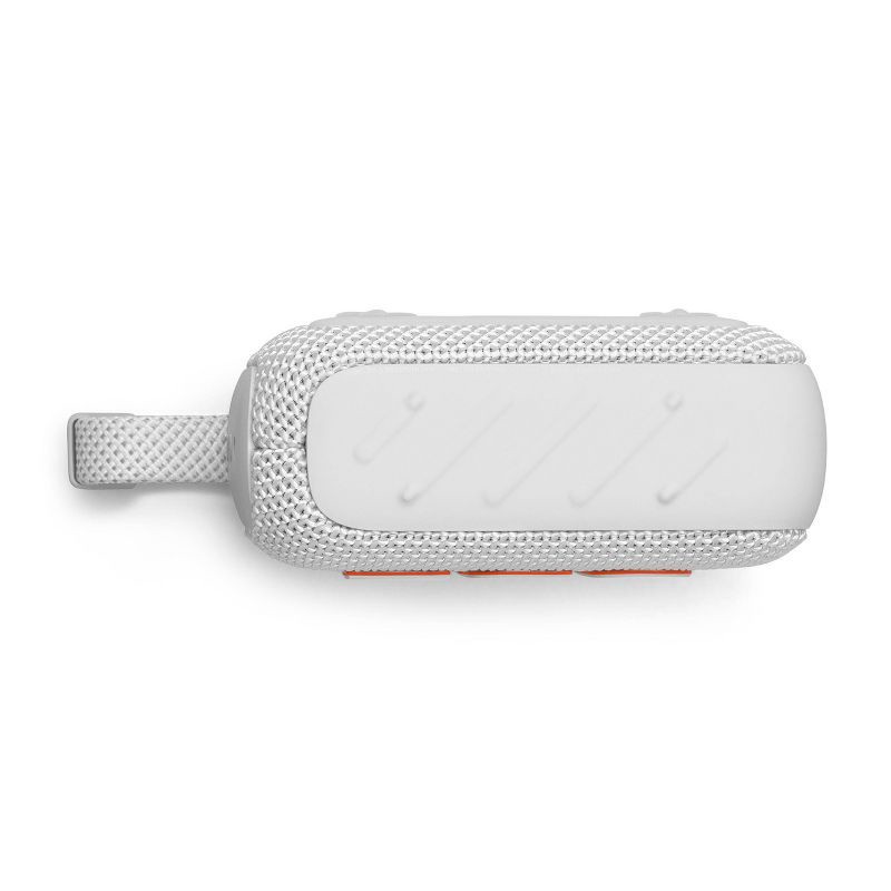 slide 7 of 8, JBL Go4 Portable Bluetooth Waterproof Speaker - White: USB-C, IP67, Rechargeable, 1 ct