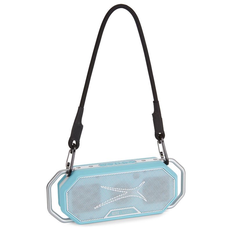 slide 4 of 15, Altec Lansing HydraWave Bluetooth Waterproof Speaker - Aqua Blue, 1 ct