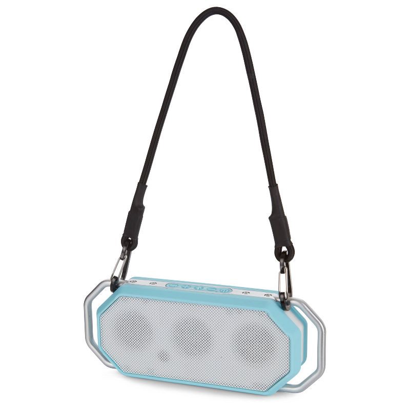 slide 10 of 15, Altec Lansing HydraWave Bluetooth Waterproof Speaker - Aqua Blue, 1 ct