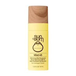 Sun Bum Face Mist - SPF 45 - 1.35 fl oz: Homosalate, Noncomedogenic, Paraben-Free, Vegan, Oxybenzone & Octinoxate-Free
