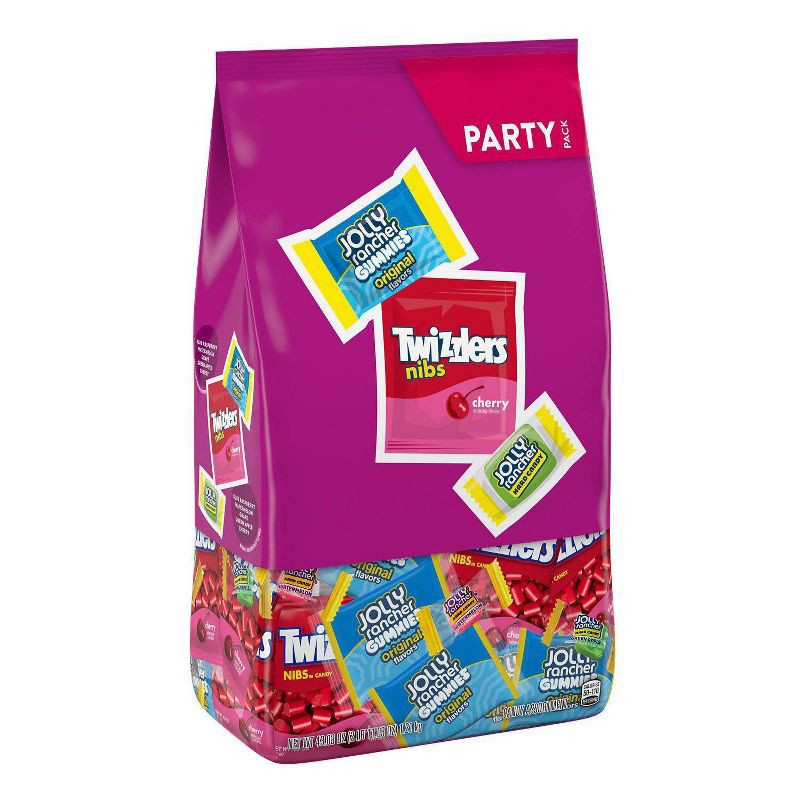 slide 2 of 7, Jolly Rancher and Twizzlers Assorted Fruit Flavored Party Bag Candy - 43.03oz, 43.03 oz