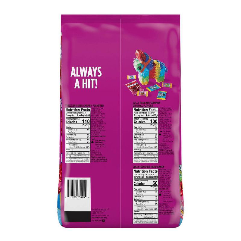 slide 4 of 7, Jolly Rancher and Twizzlers Assorted Fruit Flavored Party Bag Candy - 43.03oz, 43.03 oz