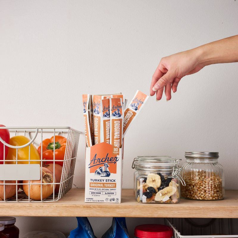 slide 6 of 7, Archer Jerky Archer Original Turkey Stick - 1oz, 1 oz