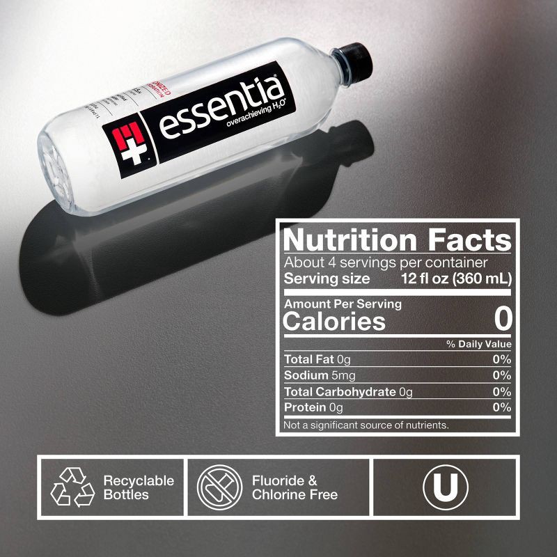 slide 5 of 7, Essentia Purified Water - 1.5L Bottle, 1.5 liter