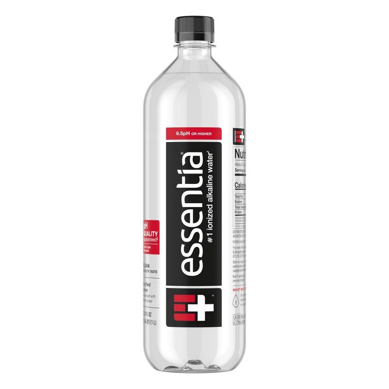 slide 1 of 8, Essentia Purified Water - 1L Bottle, 1 liter