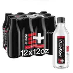 Essentia Bottled Purified Alkaline Water - 12pk/12 fl oz​