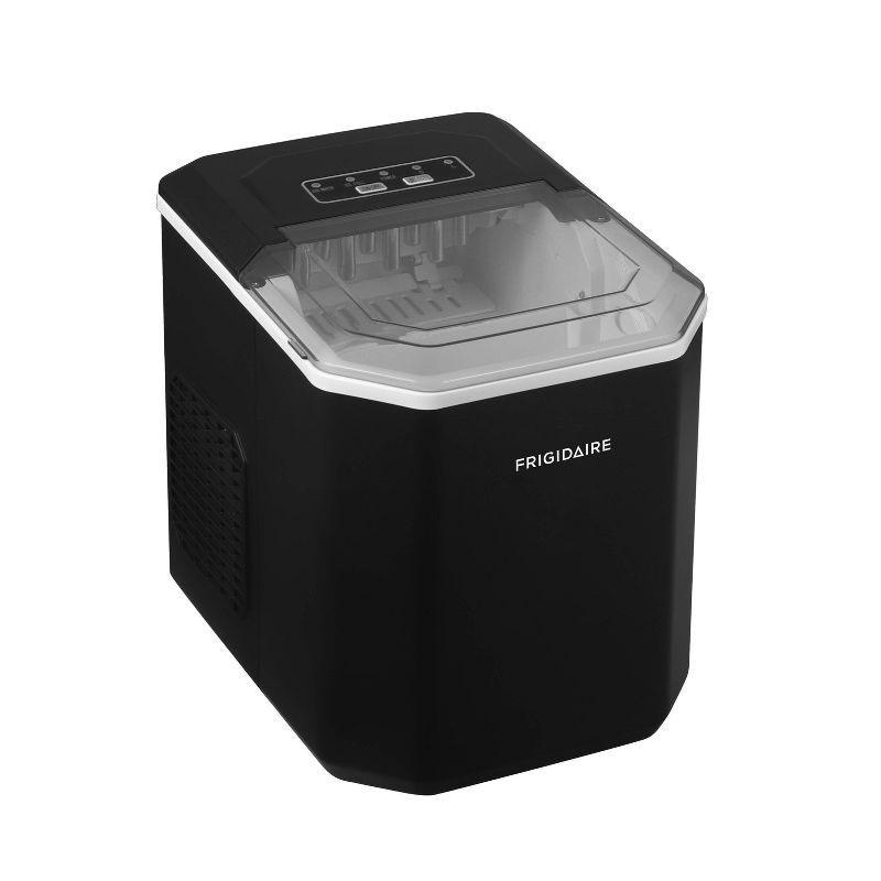 slide 2 of 7, Frigidaire 26lb Compact Ice Maker - Black: Portable Countertop Ice Machine, Bullet Ice, 26lb Daily Production, 26 lb, 26 lb