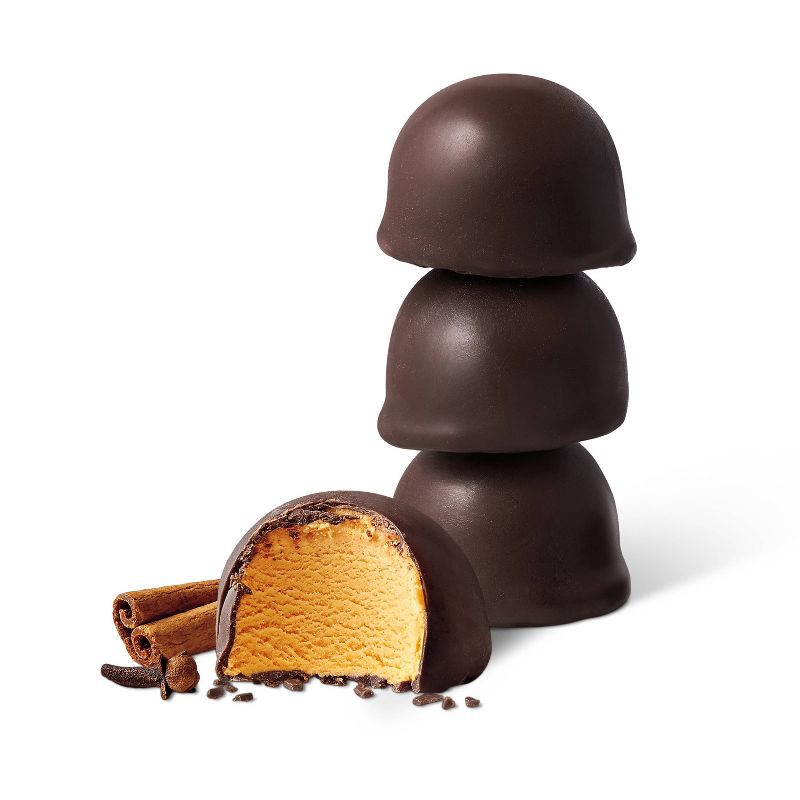 slide 3 of 4, Frozen Pumpkin Spice Ice Cream Bites - 8.52oz/12ct - Favorite Day™, 8.52 oz, 12 ct