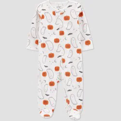 Carter's Just One You®️ Baby Jack O Lanterns Sleep N' Play - White Newborn