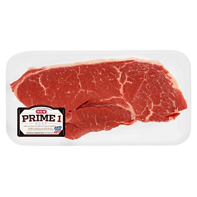 slide 1 of 1, H-E-B Prime 1 Beef Top Sirloin Steak Center Cut Thick, per lb