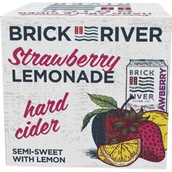 Brick River Cider Co. Strawberry Lemonade Cider 4 Pack