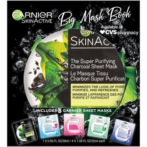 slide 1 of 1, Garnier Skinactive Aqua Boost Fresh-Mix Mask With Hyaluronic Acid, 1 ct