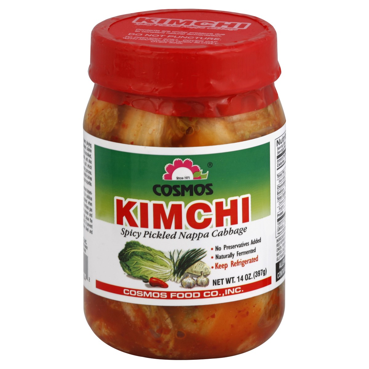 slide 2 of 2, Cosmo's Kimchi 14 oz, 14 oz