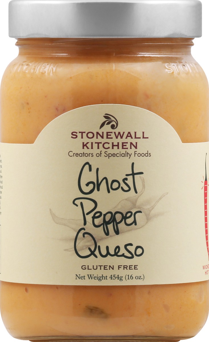 slide 1 of 12, Stonewall Kitchen Wicked Hot Ghost Pepper Queso 454 g, 454 g