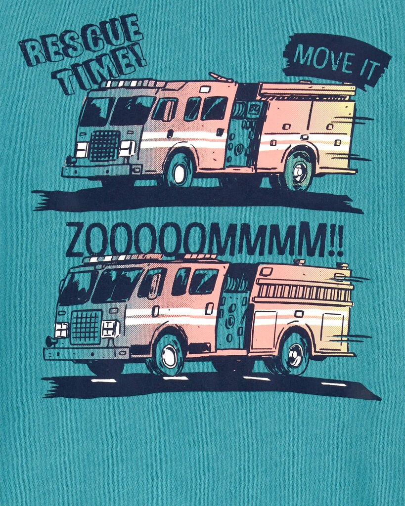 slide 2 of 2, Carter's Toddler Short-Sleeve Tee - Green Teal 5T, 1 ct