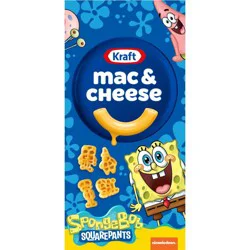 Kraft Spongebob Shapes Mac & Cheese Dinner - 5.5oz