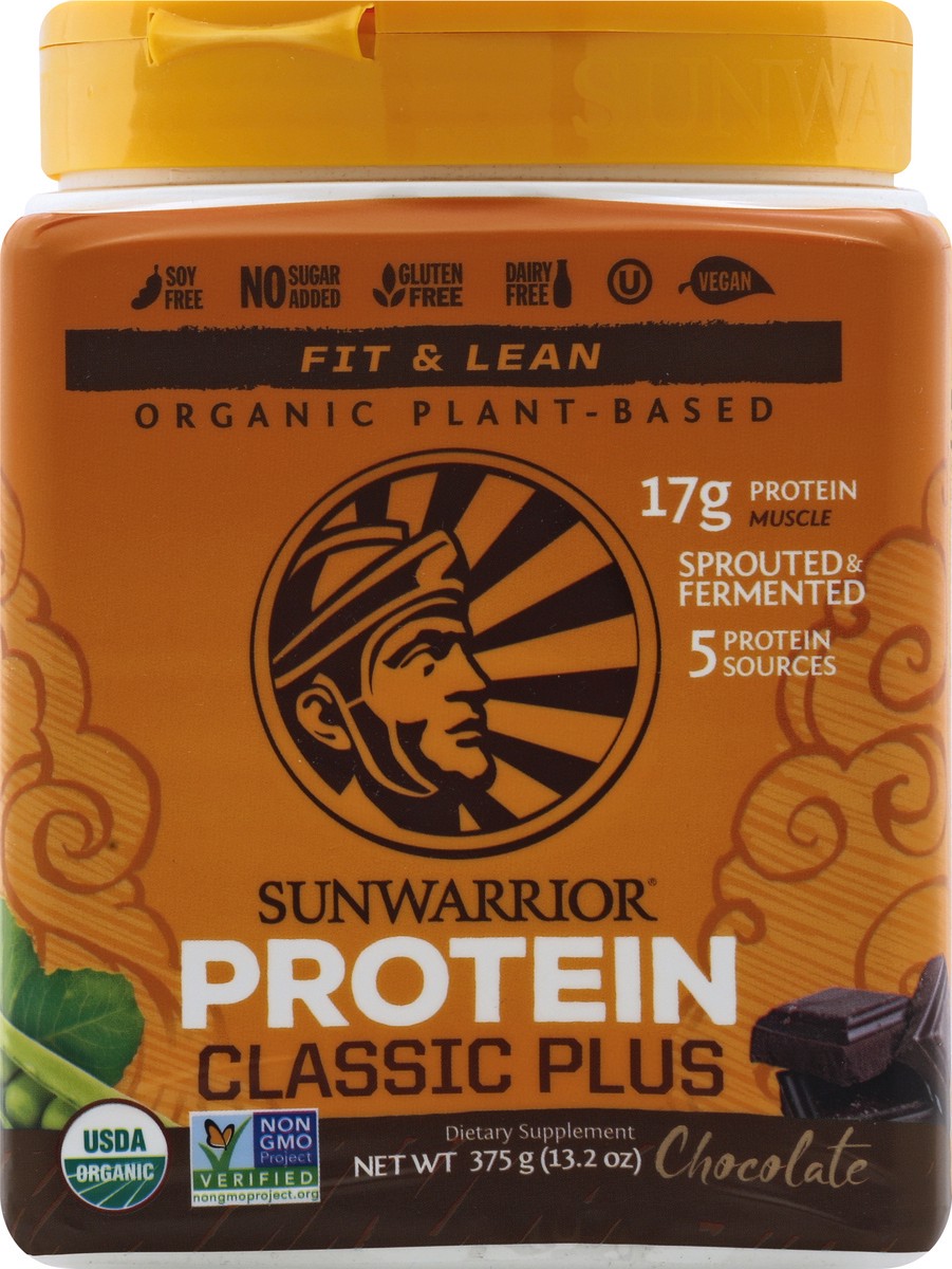 slide 2 of 4, SUNWARRIOR Protein 13.2 oz, 13.2 oz