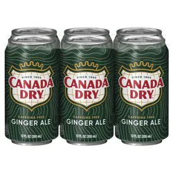 Canada Dry Ginger Ale Soda, 12 fl oz can
