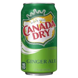 Canada Dry Ginger Ale Soda, 12 fl oz can
