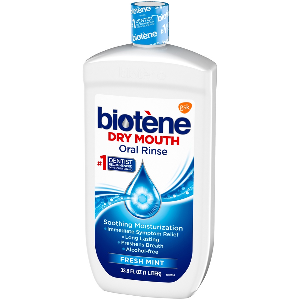 slide 3 of 3, Biotène Biotene Fresh Mint Dry Mouth Oral Rinse - 33.8 fl oz, 33.8 fl oz